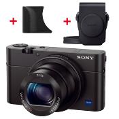 SONY CYBERSHOT RX100 III + Etui LCS-RXG + Grip AG-R2